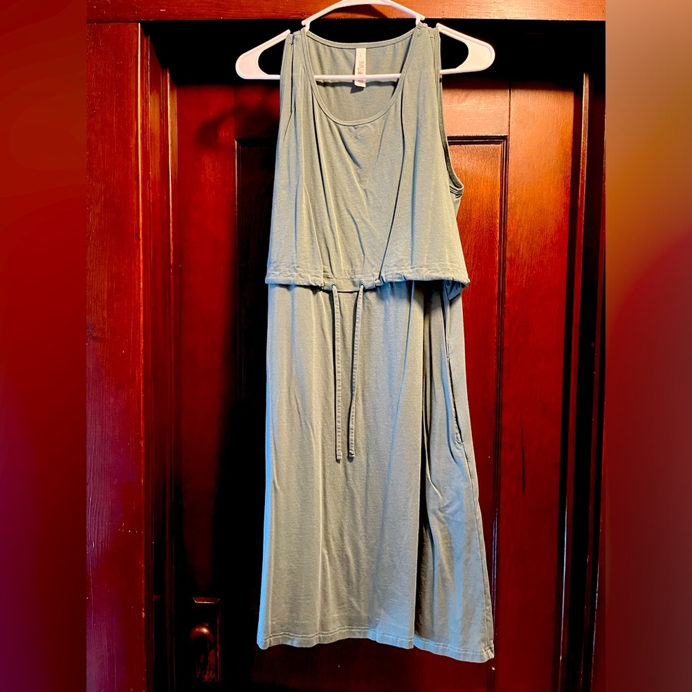 Latched Mama Sleeveless Drawstring Sundress